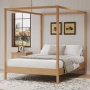 Solid Wood Canopy Bed