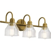 Avery - 3 Light Bath Vanity Approved for Damp Locations - with Vintage Industrial inspirations - 9.25 inches tall by 24 inches wide