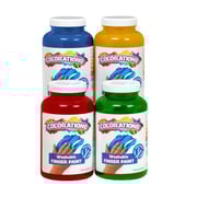 Colorations® Paraben-Free Washable Fingerpaint, 4 Colors, 16 fl oz each