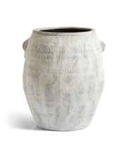 Tall Chasca Planter - Brushed White 