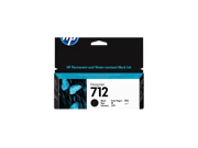 HP 712 38ml Black DesignJet Ink Cartridge, 3ED70A