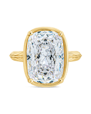 Sterling Silver Elongated Cushion Cocktail Ring