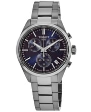 Tissot PR 100 Chronograph Blue Dial Stainless Steel Men's Watch T150.417.11.041.00