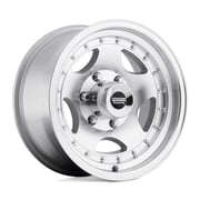 American Racing AR23 Machined Wheel; 15x8; -19mm Offset; 5x114.3mm Bolt Pattern; 83.06mm Hub Bore