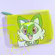 Pokemon 3-Pocket Fuzzy Pouch - Sprigatito