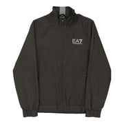 Emporio Armani Jacket - Medium Grey Nylon Blend