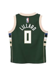 Toddler Nike Icon Damian Lillard Milwaukee Bucks Replica Jersey