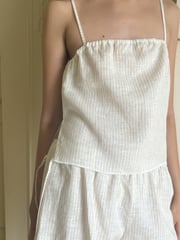 Babylock Linen Top - Linen Story Stripe