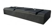 500 Gallon Job Shack Holding Tank with Low Profile Design in Black