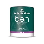 Benjamin Moore Ben Matte Base 3 Paint and Primer Interior 1 qt