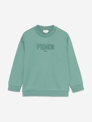 Kids Logo Sweatshirt in Green