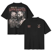 Men's Black Noche UFC 2025 Lopes vs. Silva Matchup T-Shirt