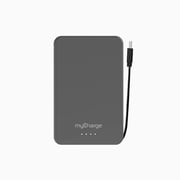 Power + Go 5K Portable Charger W-Built-In Cable