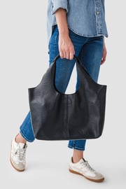 Vegan Leather Hobo Bag