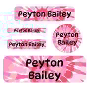 Tie-Dye Art Waterproof Labels Pack
