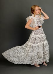 Alethea Impact Dress in Cream