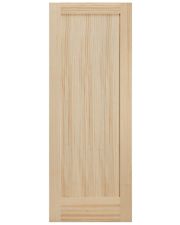 Single Panel Shaker Style Interior Door