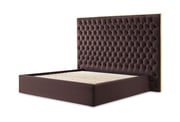 Dahlia Queen Lift Up Storage Bed, Brown