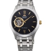 Orient Contemporary Open Heart Black Dial Unisex Watch TAG03002B0