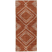 Jax Moroccan - Orange - MO-DIA-OG - ReaLife Machine Washable Rug