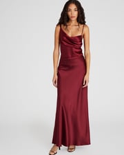 Silk Charmeuse Maxi Skirt