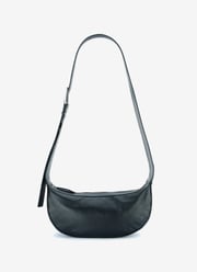 Black Leather Sling Bag