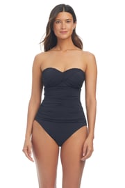 Kore Twist Bandeau One-Piece Swimsuit