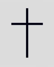Minimal Cross Tattoo - Semi Permanent