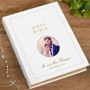 NIV Photo Personalized Wedding Holy Bible
