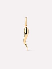 Solid Yellow Gold - Italian Horn Charm | Ana Luisa Jewelry