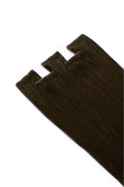 Dark Brown (#3) Remy Royale Invisible Tape In Hair Extensions