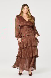 Anora Floral Tiered Maxi Dress