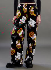 Hello Kitty And Friends Halloween Fuzzy Pajama Pants