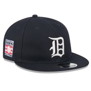 Men's Detroit Tigers New Era Navy Baseball Hall of Fame Retro Crown 9FIFTY Adjustable Hat