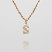 ICY Mini Bubble Initial Necklace