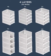 Joybos® Stackable Storage Basket Foldable Closet Organizers