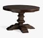 Banks Round Pedestal Extending Dining Table