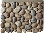 River Rock Faux Rock Wall Panel - Tall