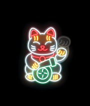 Lucky Cat USB Electric Sticker