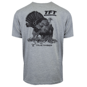 Turkeys for Tomorrow Tee - Heather Gray