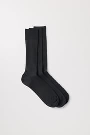 The Ribbed Merino Socks 3-Pack
