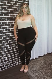 Plus Size Generation X Leggings - Black