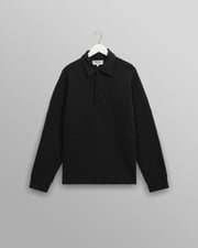Blen - Black Organic Cotton Rugby Shirt