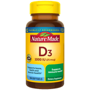 Vitamin D3 1000 IU (25 mcg) Softgels