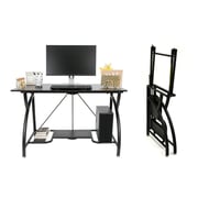 Large Foldout Two-Shelf Desk