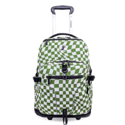 Lunar Multi-Purpose Laptop Rolling Backpack (19.5 Inch) in Matcha Checkers