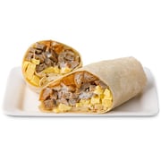 Signature Cafe Breakfast Burrito Sausage Hot - Each (940 Cal) (Available After 10 AM)