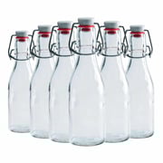 8.5 oz Swing Top Glass Bottle with Stainless Steel Wire Air Tight Leakproof Seal for Vanilla Extract