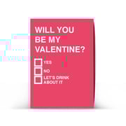 "Will You Be My Valentine?" Drinkable Valentine's Day Card®  (FREE Ground Shipping)