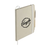 Organic Cotton Bound Notebook - Branded Promotional Custom Notebooks - Swag.com